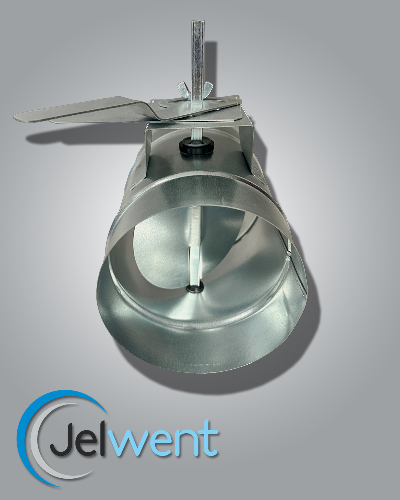 Przepustnica regulacyjna bez uszczelki